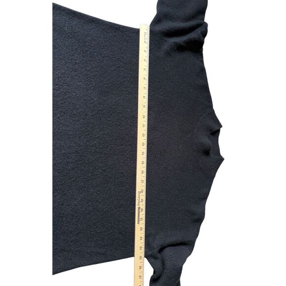 & Other Stories Women's Wool Blend Turtleneck Sweater Dress Black size M Long Sl - Picture 5 of 8